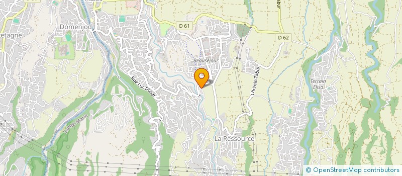 localisation de l'entreprise CLUB BOULISTE BOHRAS REUNION  SAINTE-MARIE