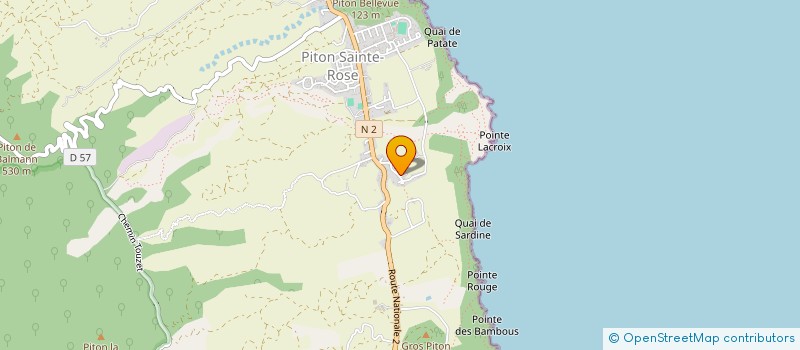 localisation de l'entreprise CLUB BOULISTE DE SAINTE ROSE  SAINTE-ROSE