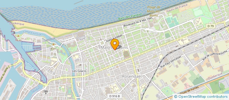 localisation de l'entreprise CLUB BOULISTE DES AMIS DE LA PLAGE à DUNKERQUE