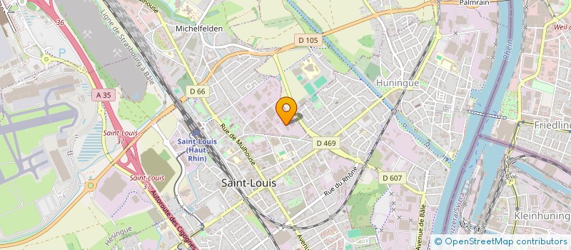 localisation de l'entreprise CLUB BOULISTE LUDOVICIEN à SAINT-LOUIS