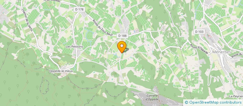 localisation de l'entreprise CLUB BOULISTE OPPEDOIS  OPPEDE