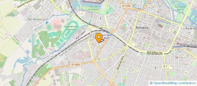 localisation de l'entreprise CLUB BTP HAUTS DE FRANCE  AMIENS