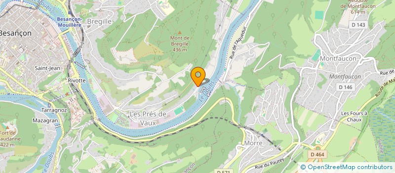 localisation de l'entreprise CLUB CANIN BISONTIN à BESANCON