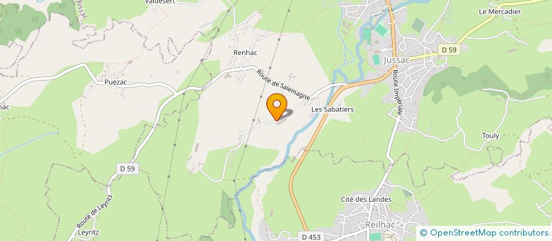 localisation de l'entreprise CLUB CANIN CANTALIEN à REILHAC