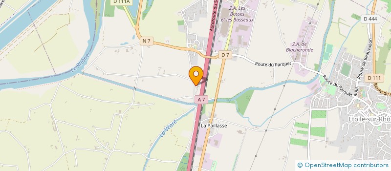 localisation de l'entreprise CLUB CANIN D'ETOILE EDUCATION ET AGILITY  ETOILE-SUR-RHONE