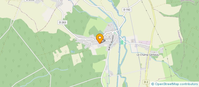 localisation de l'entreprise CLUB CANIN DE BAR-LE-DUC à LOUVEMONT
