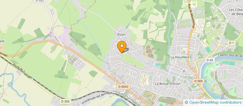 localisation de l'entreprise CLUB CANIN DE CHARLEVILLE-MEZIERES  CHARLEVILLE-MEZIERES