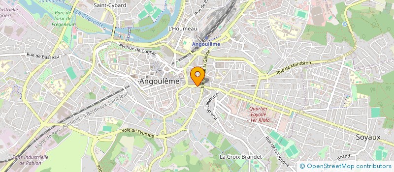 localisation de l'entreprise CLUB CANIN DE L'ANGOUMOIS à ANGOULEME
