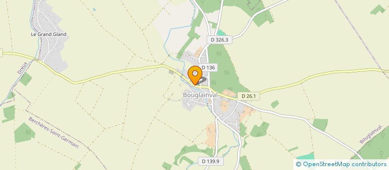 localisation de l'entreprise CLUB CANIN DE LA VALLEE DE MAINTENON à BOUGLAINVAL