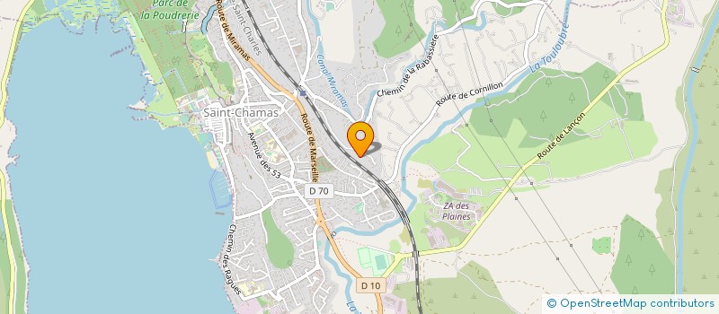 localisation de l'entreprise CLUB CANIN DE SAUVETAGE A L'EAU'VA  SAINT CHAMAS