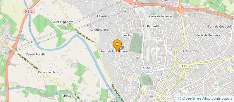 localisation de l'entreprise CLUB CANIN DES 1001 PATTES à BEZIERS