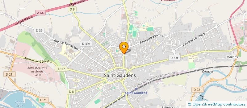 localisation de l'entreprise CLUB CANIN DU LAC à SAINT-GAUDENS