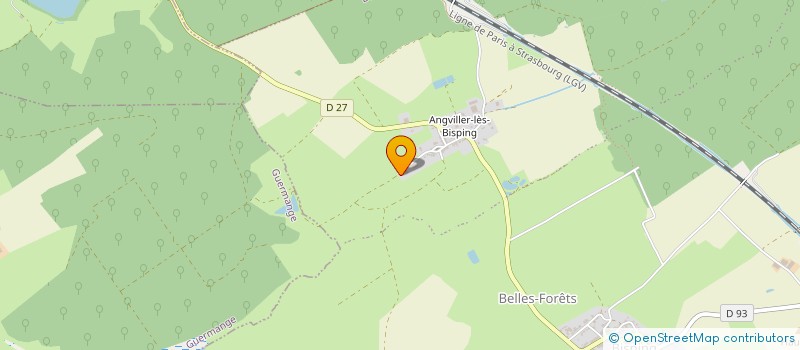 localisation de l'entreprise CLUB CANIN DU PAYS DES ETANGS  BELLES-FORETS