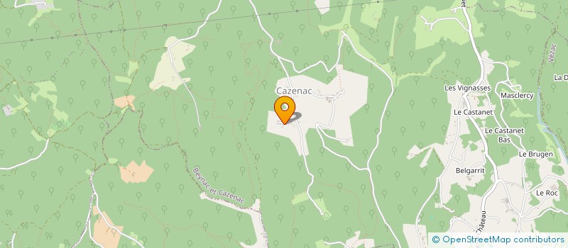 localisation de l'entreprise CLUB CANIN DU PERIGORD NOIR  BEYNAC-ET-CAZENAC