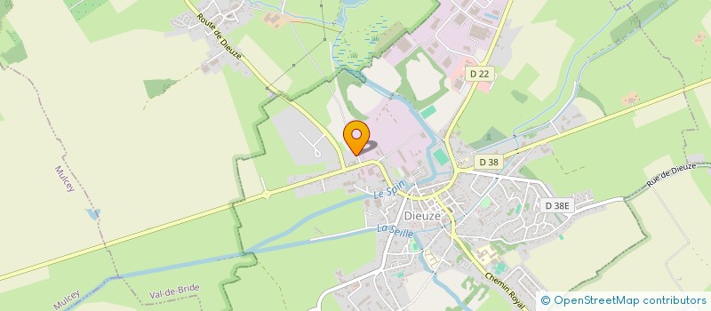 localisation de l'entreprise CLUB CANIN DU SAULNOIS  DIEUZE