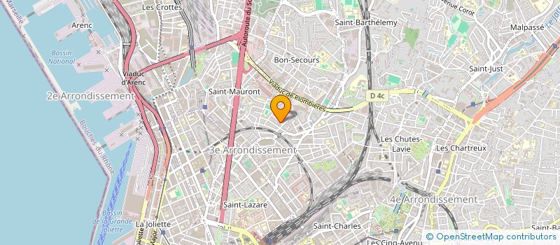 localisation de l'entreprise CLUB CANIN DU SOLEIL à MARSEILLE