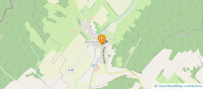 localisation de l'entreprise CLUB CANIN JUSSEEN  BLONDEFONTAINE