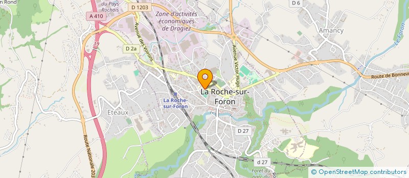 localisation de l'entreprise CLUB CANIN PAYS ROCHOIS  LA ROCHE-SUR-FORON