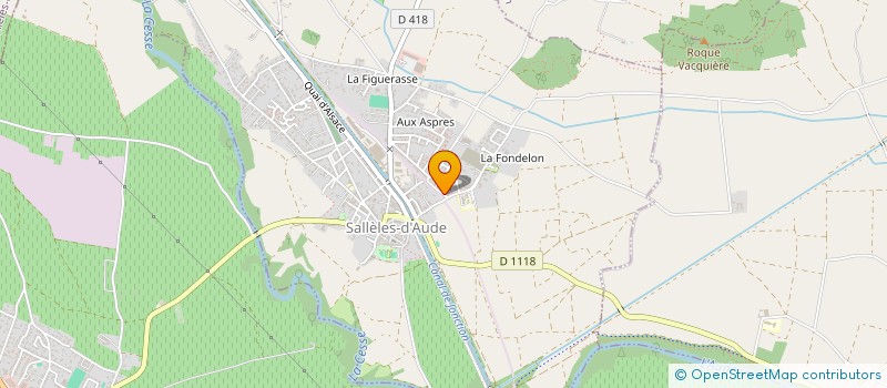 localisation de l'entreprise CLUB CANIN SAILLELOIS à SALLELES D'AUDE
