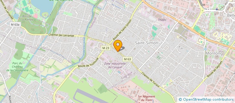 localisation de l'entreprise CLUB CANIN VIT'AGILITY  CUGNAUX