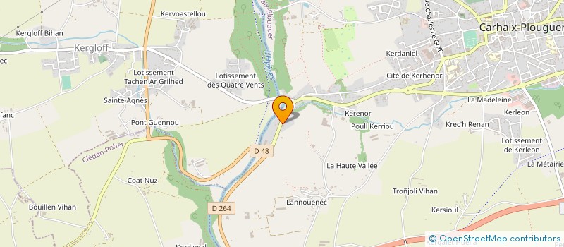 localisation de l'entreprise CLUB CANOE KAYAK CARHAIX à CARHAIX-PLOUGUER