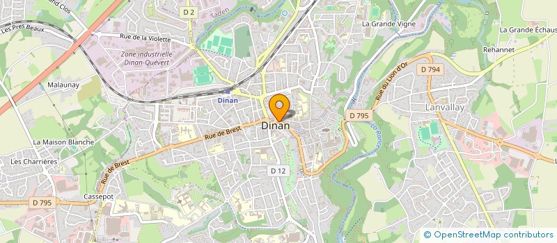 localisation de l'entreprise CLUB CANOE KAYAK DE LA RANCE  LANVALLAY