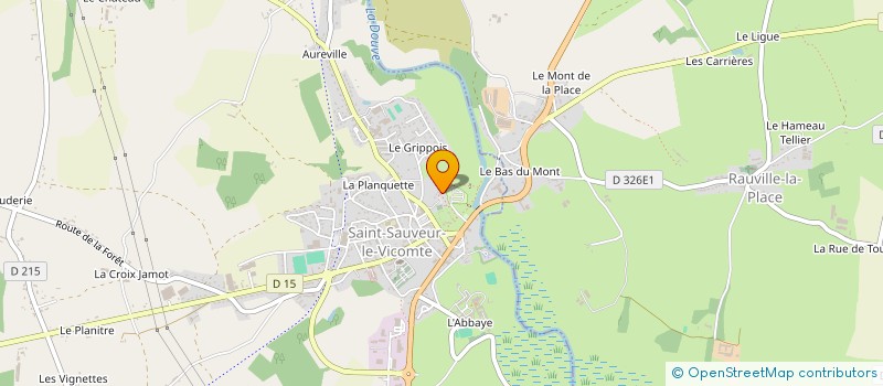 localisation de l'entreprise CLUB CANOE-KAYAK SAINT-SAUVEUR-LE-VICOMTE  SAINT-SAUVEUR-LE-VICOMTE