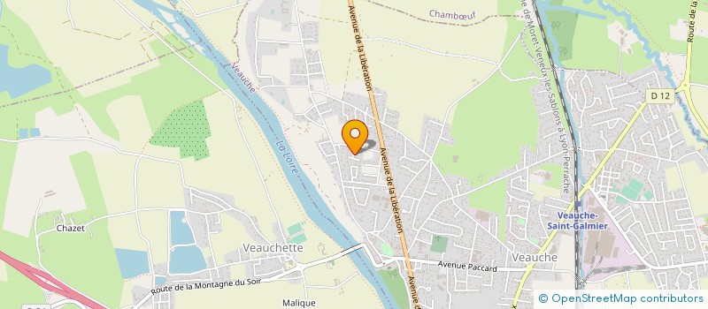 localisation de l'entreprise CLUB CARPISTE DE VEAUCHETTE STARBAITS  VEAUCHETTE