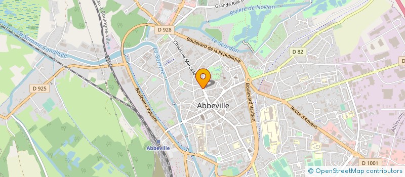 localisation de l'entreprise CLUB CARTOPHILE D ABBEVILLE à ABBEVILLE