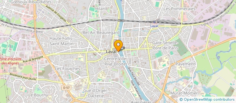 localisation de l'entreprise CLUB CARTOPHILE DE LAVAL ET DE LA MAYENNE à LAVAL