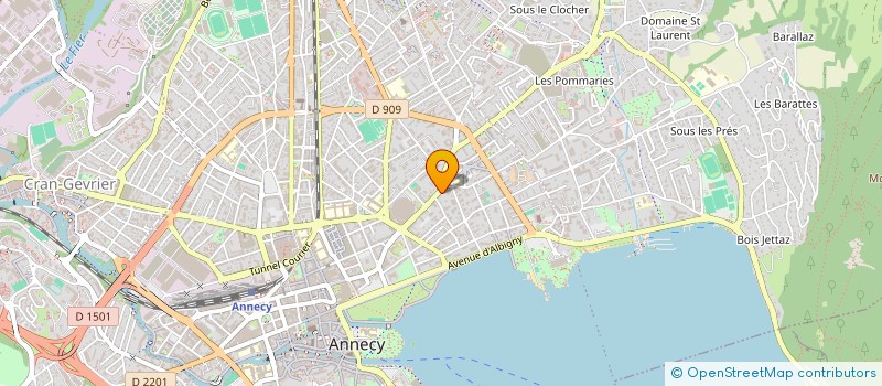 localisation de l'entreprise CLUB CARTOPHILE SAVOYARD à ANNECY