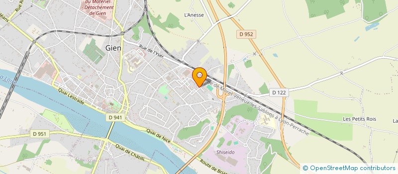 localisation de l'entreprise CLUB CELTIQUE RANDO à GIEN