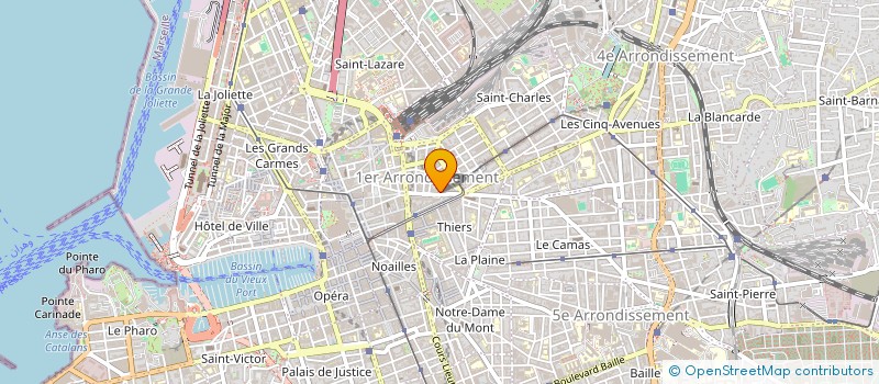 localisation de l'entreprise CLUB CENTRAL SUPPORTERS OM à MARSEILLE