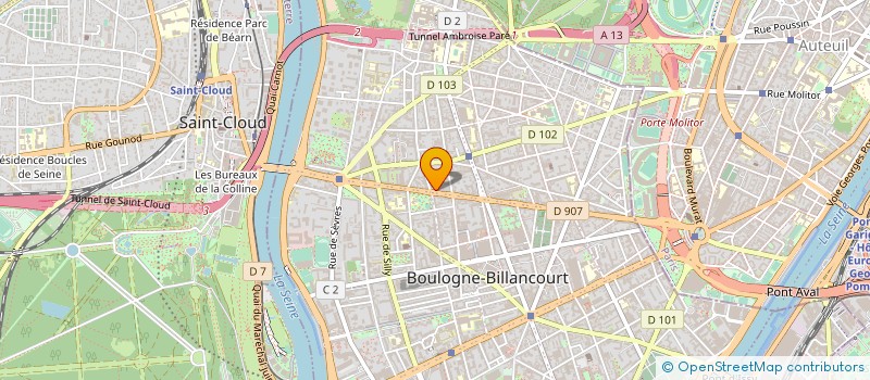 localisation de l'entreprise CLUB CHAMPENOIS à BOULOGNE-BILLANCOURT