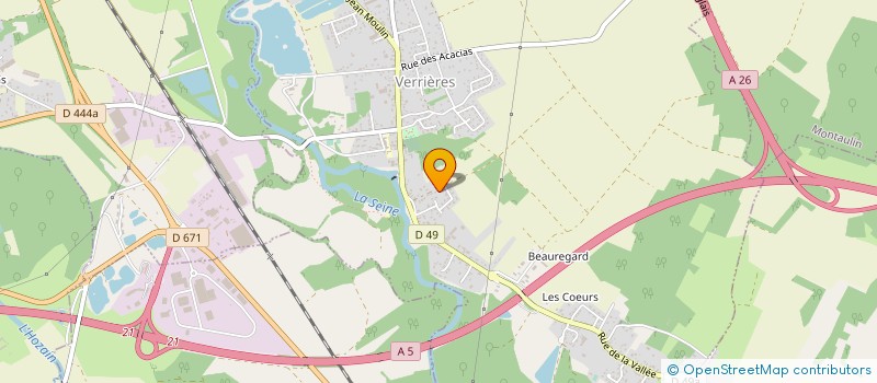 localisation de l'entreprise CLUB CHAMPENOIS DE TERRARIOPHILIE à VERRIERES
