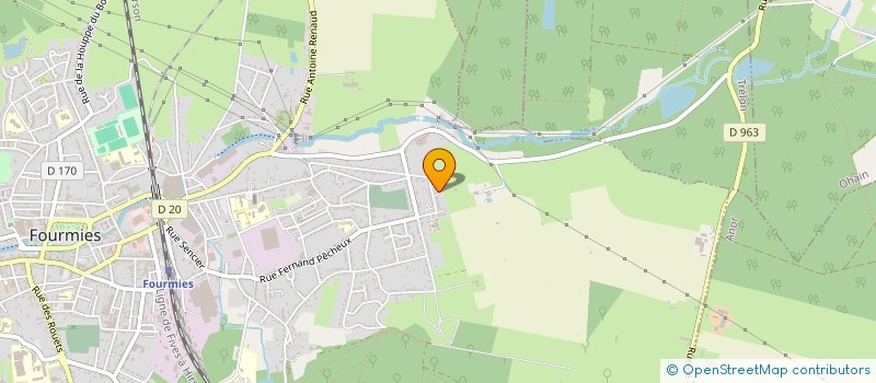 localisation de l'entreprise CLUB CIBISTE INTERNATIONAL DX  FOURMIES