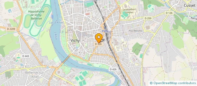 localisation de l'entreprise CLUB CINEMA DE VICHY à VICHY