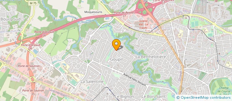 localisation de l'entreprise CLUB CLAVILAND à ORVAULT