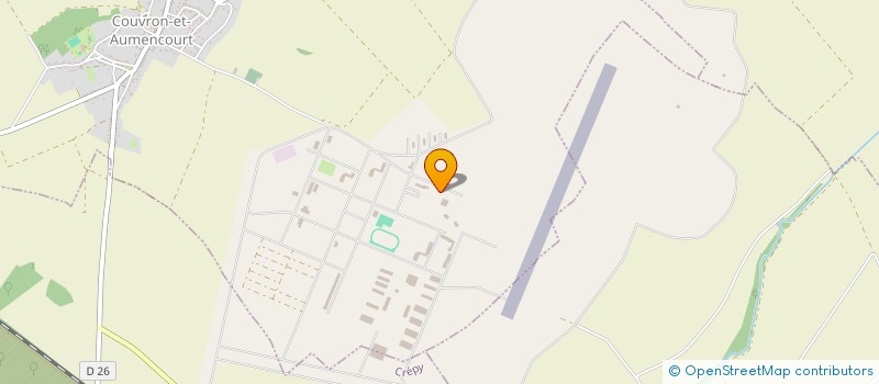 localisation de l'entreprise CLUB'CLUB SPORTIF DE LAON GARNISON  COUVRON-ET-AUMENCOURT