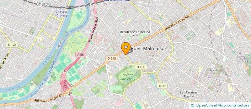 localisation de l'entreprise CLUB CO2 à RUEIL-MALMAISON