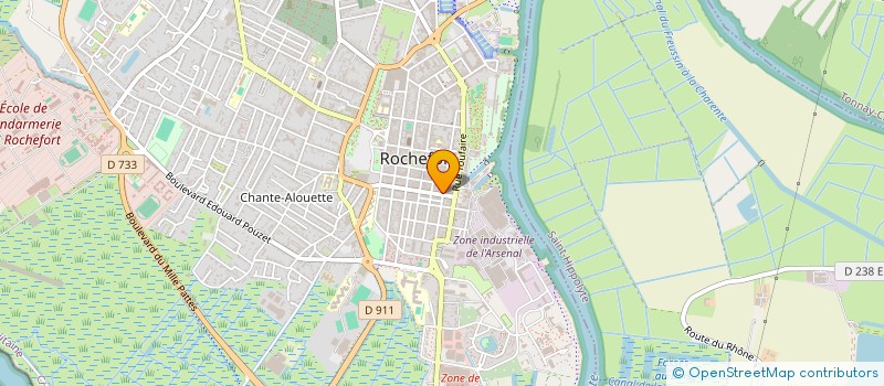 localisation de l'entreprise CLUB COLBERT  ROCHEFORT