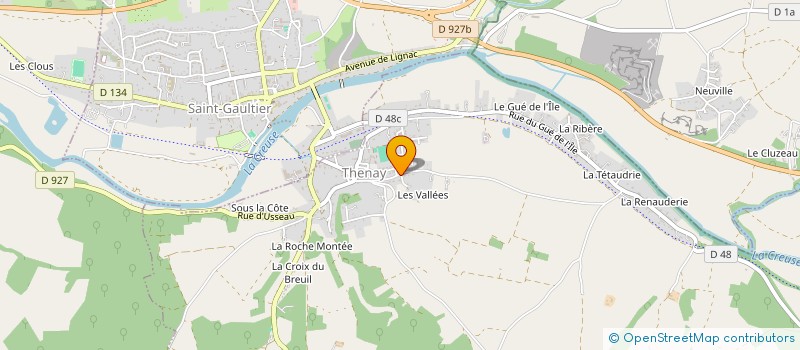 localisation de l'entreprise CLUB COMPETITION LE GARDON SAINT-GAULTIER-THENAY à THENAY