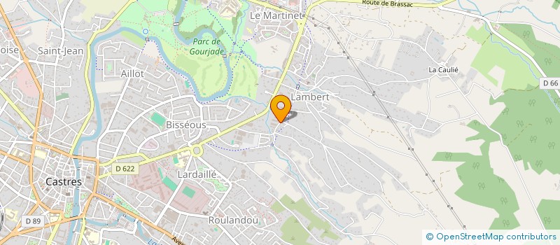 localisation de l'entreprise CLUB CONFORT DE L'HABITATION DU TARN SUD  CASTRES