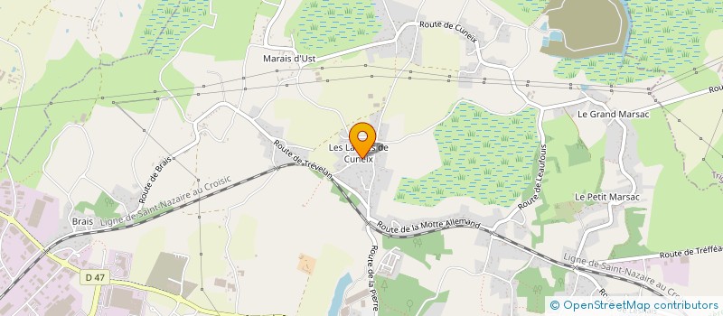 localisation de l'entreprise CLUB CONNAISSANCE ET PROTECTION DE LA NATURE DES LANDES  SAINT-NAZAIRE