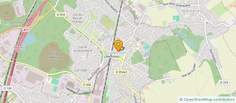 localisation de l'entreprise CLUB COUNTRY THE QUATER HORSE  LIBERCOURT