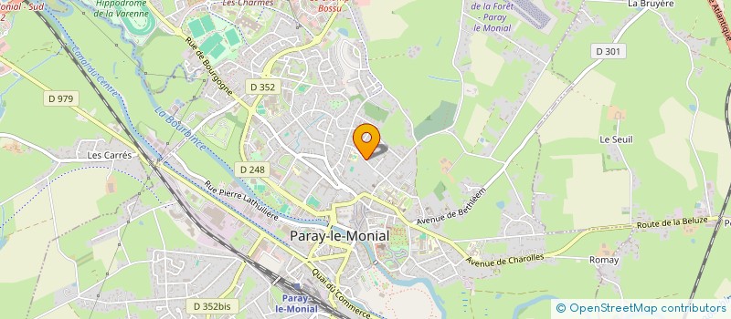 localisation de l'entreprise CLUB CPN L'OISEAU SANS PATTES  PARAY-LE-MONIAL