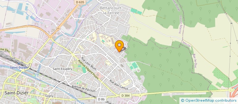 localisation de l'entreprise CLUB CROIZAT 2000 à SAINT-DIZIER