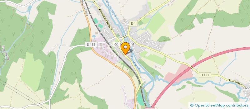 localisation de l'entreprise CLUB CYCLISTE à ROLAMPONT
