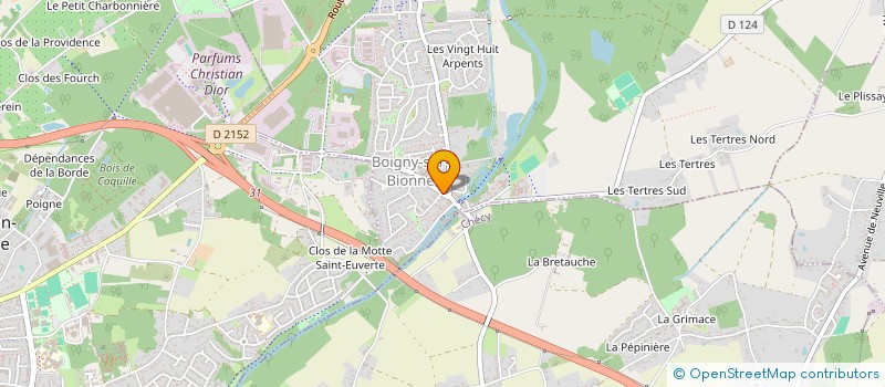 localisation de l'entreprise CLUB CYCLISTE DE BOIGNY SUR BIONNE à BOIGNY-SUR-BIONNE
