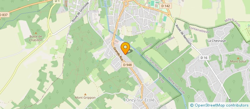 localisation de l'entreprise CLUB CYCLISTE DE LA VALLEE DE L'ECOLE (C.C.V.E)  ONCY-SUR-ECOLE